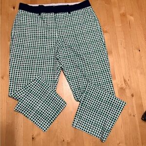 Tory Sport Green and White Chinos